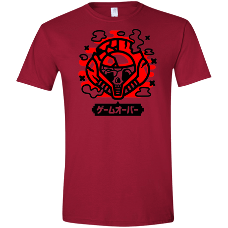 T-Shirts Cardinal Red / S Gameover Samus Men's Semi-Fitted Softstyle