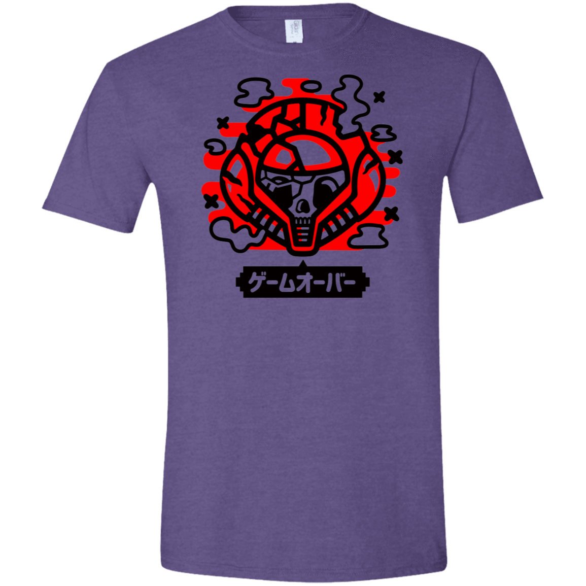 T-Shirts Heather Purple / S Gameover Samus Men's Semi-Fitted Softstyle
