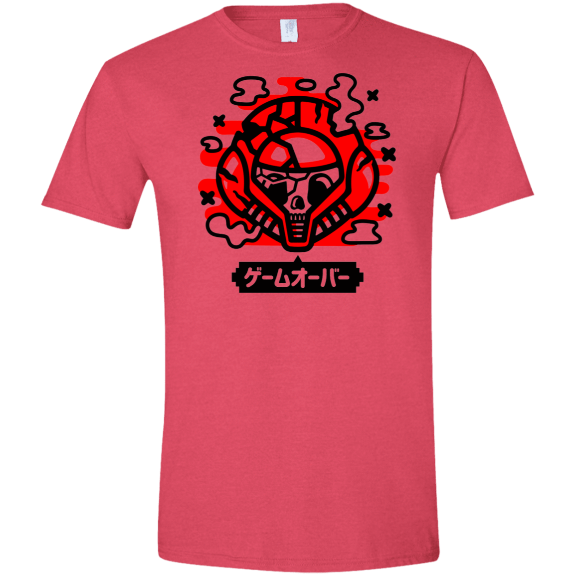 T-Shirts Heather Red / S Gameover Samus Men's Semi-Fitted Softstyle