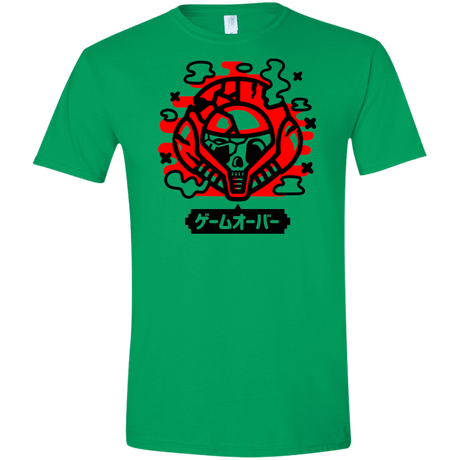T-Shirts Irish Green / S Gameover Samus Men's Semi-Fitted Softstyle