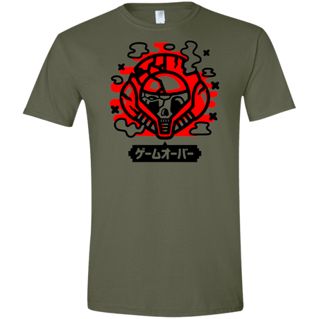 T-Shirts Military Green / S Gameover Samus Men's Semi-Fitted Softstyle