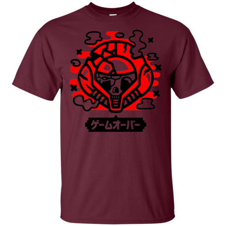 T-Shirts Maroon / S Gameover Samus T-Shirt