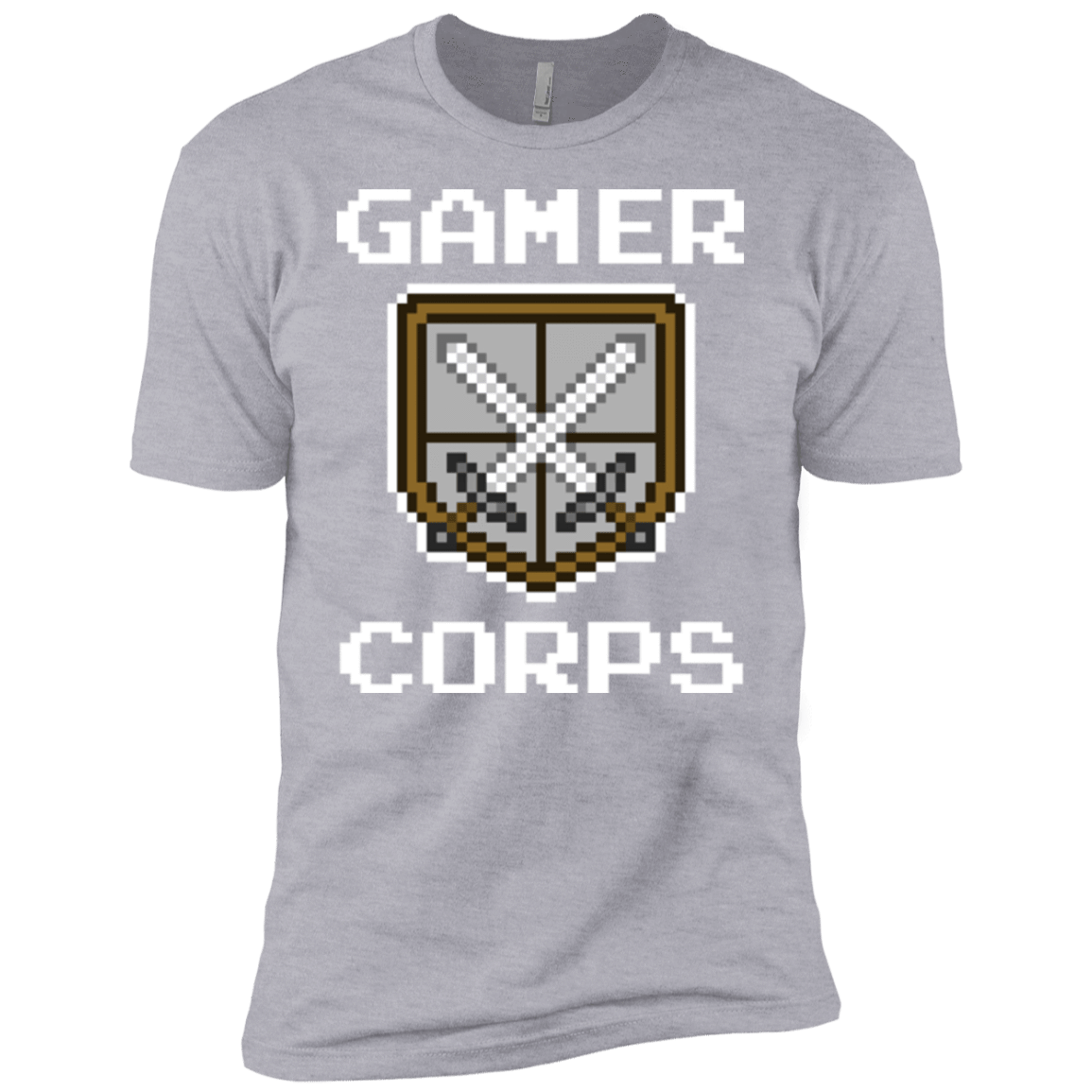 T-Shirts Heather Grey / YXS Gamer corps Boys Premium T-Shirt