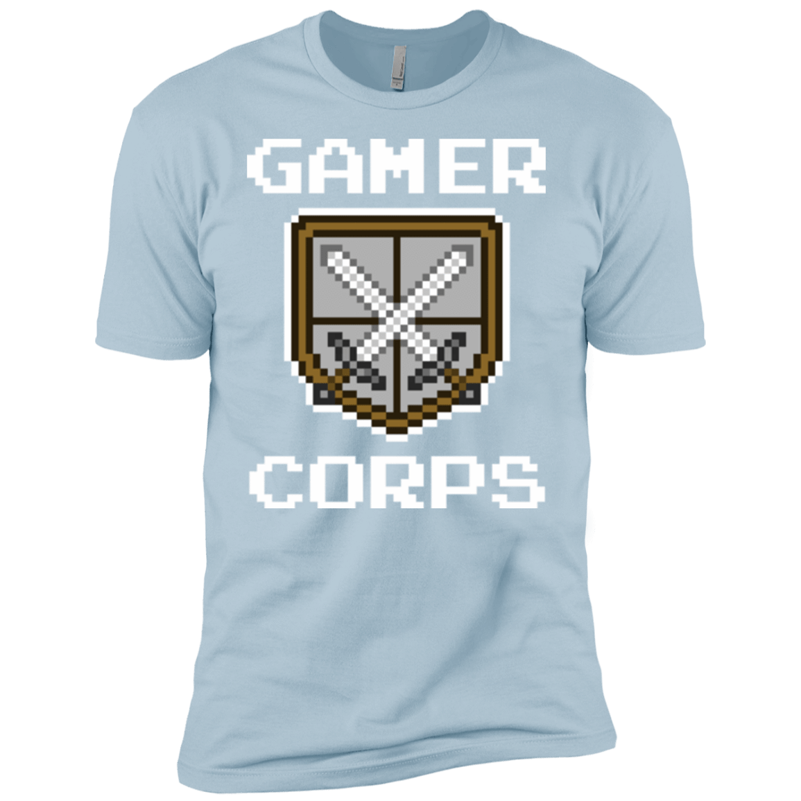 T-Shirts Light Blue / YXS Gamer corps Boys Premium T-Shirt