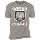 T-Shirts Light Grey / YXS Gamer corps Boys Premium T-Shirt