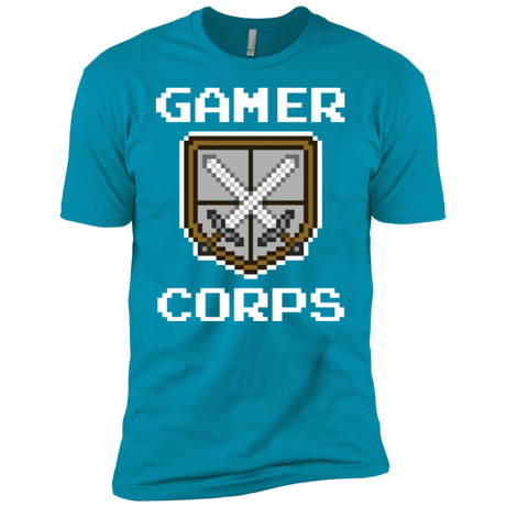 T-Shirts Turquoise / YXS Gamer corps Boys Premium T-Shirt