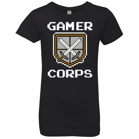 T-Shirts Black / YXS Gamer corps Girls Premium T-Shirt