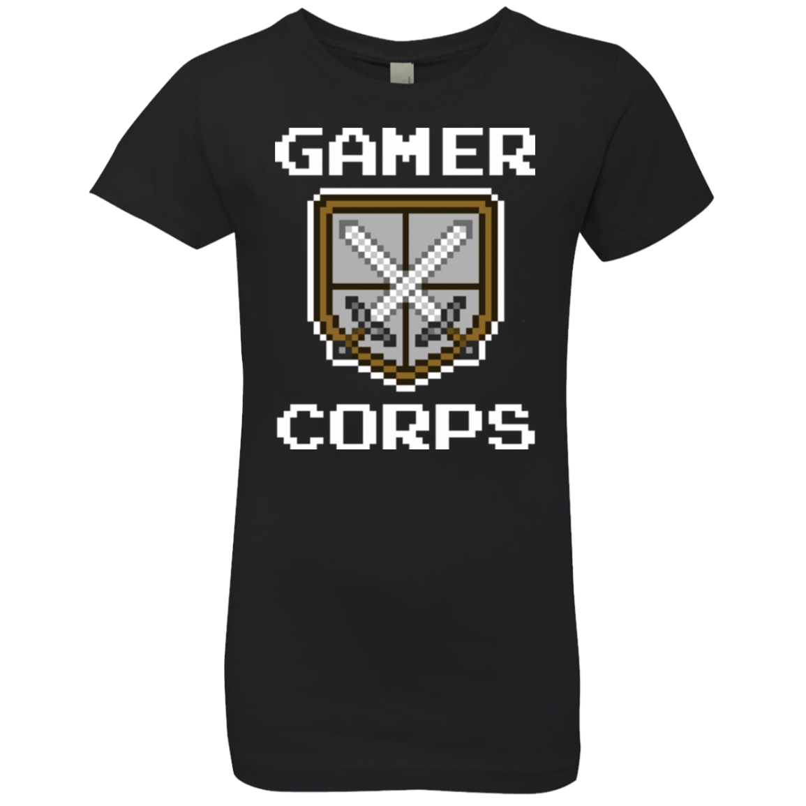 T-Shirts Black / YXS Gamer corps Girls Premium T-Shirt