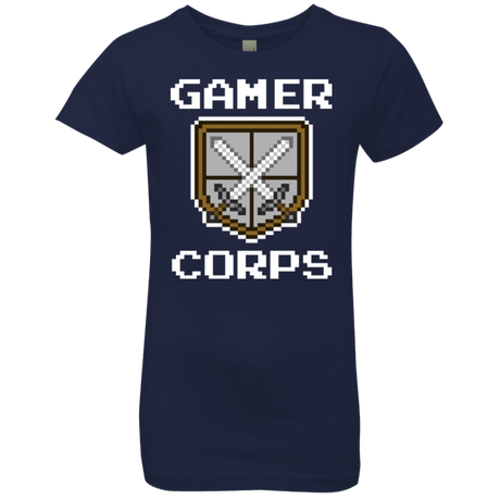 T-Shirts Midnight Navy / YXS Gamer corps Girls Premium T-Shirt