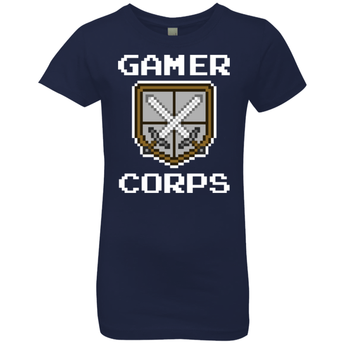 T-Shirts Midnight Navy / YXS Gamer corps Girls Premium T-Shirt