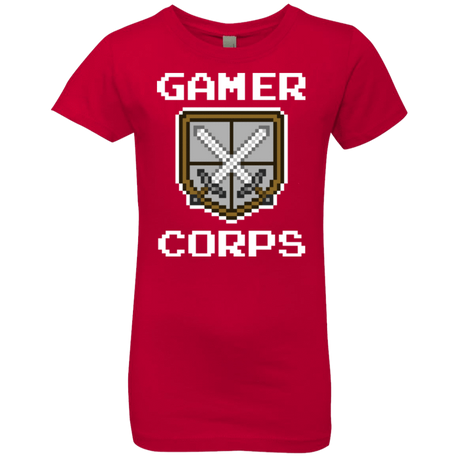 T-Shirts Red / YXS Gamer corps Girls Premium T-Shirt