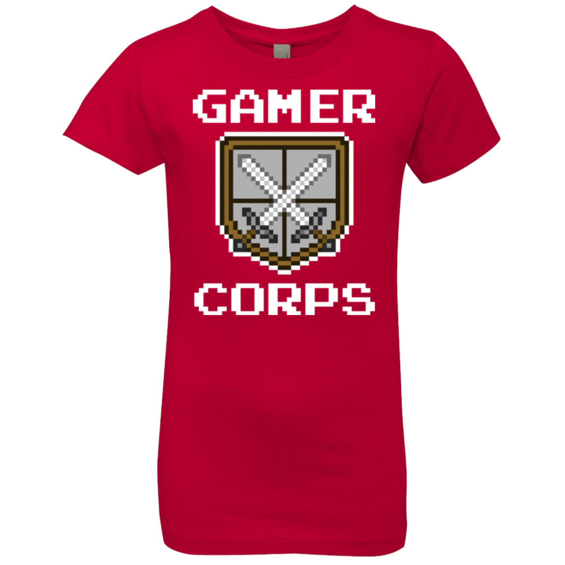 T-Shirts Red / YXS Gamer corps Girls Premium T-Shirt