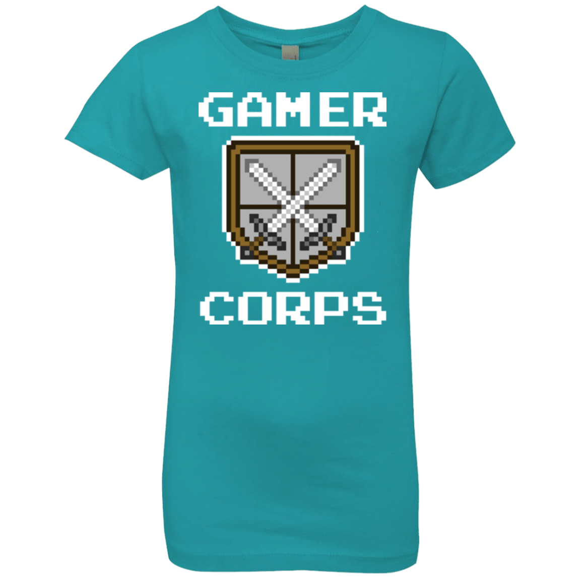 T-Shirts Tahiti Blue / YXS Gamer corps Girls Premium T-Shirt