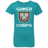 T-Shirts Tahiti Blue / YXS Gamer corps Girls Premium T-Shirt