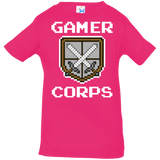 T-Shirts Hot Pink / 6 Months Gamer corps Infant Premium T-Shirt
