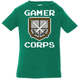 T-Shirts Kelly / 6 Months Gamer corps Infant Premium T-Shirt