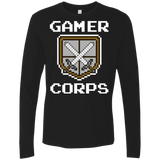 T-Shirts Black / Small Gamer corps Men's Premium Long Sleeve