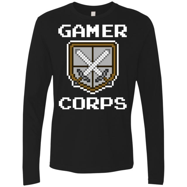 T-Shirts Black / Small Gamer corps Men's Premium Long Sleeve
