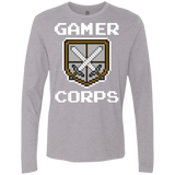 T-Shirts Heather Grey / Small Gamer corps Men's Premium Long Sleeve