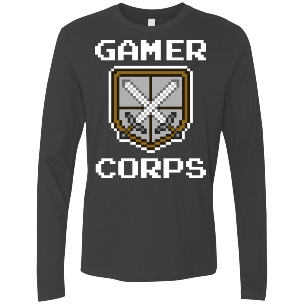 T-Shirts Heavy Metal / Small Gamer corps Men's Premium Long Sleeve