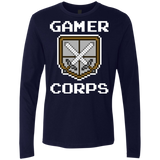 T-Shirts Midnight Navy / Small Gamer corps Men's Premium Long Sleeve