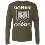 T-Shirts Military Green / Small Gamer corps Men's Premium Long Sleeve