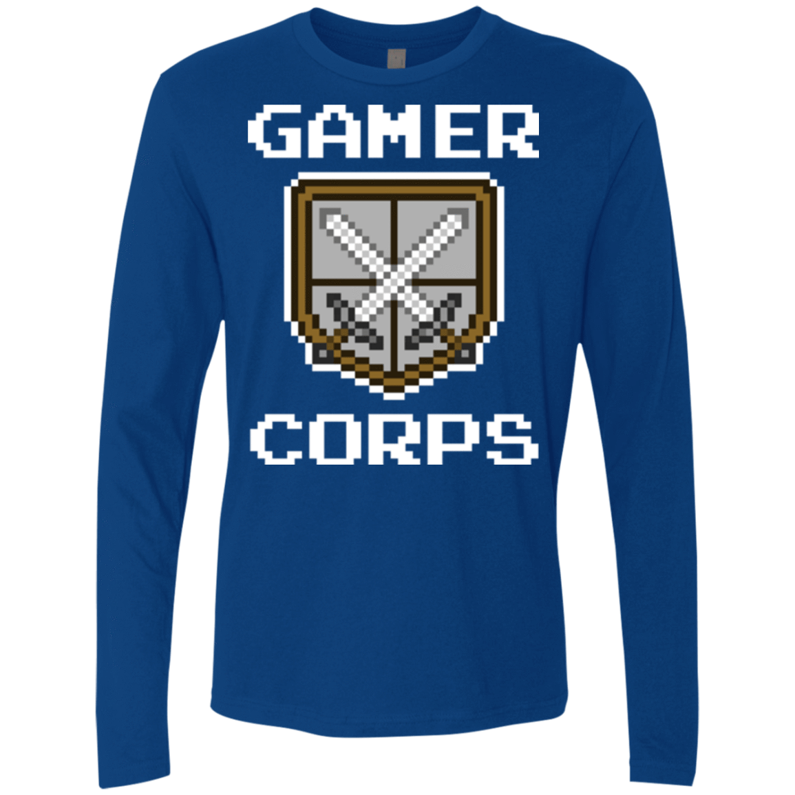 T-Shirts Royal / Small Gamer corps Men's Premium Long Sleeve