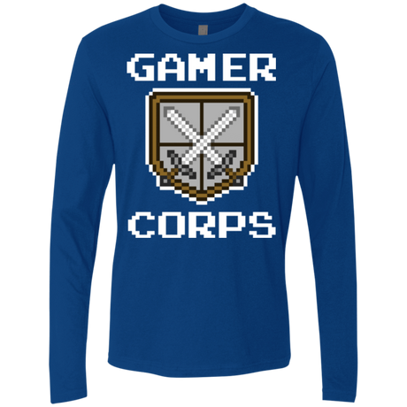T-Shirts Royal / Small Gamer corps Men's Premium Long Sleeve