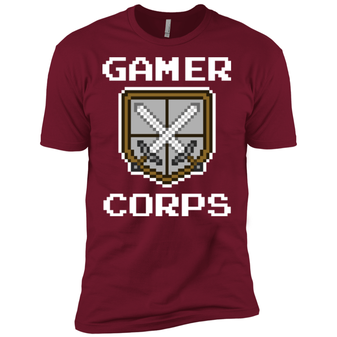 T-Shirts Cardinal / X-Small Gamer corps Men's Premium T-Shirt