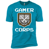 T-Shirts Turquoise / X-Small Gamer corps Men's Premium T-Shirt