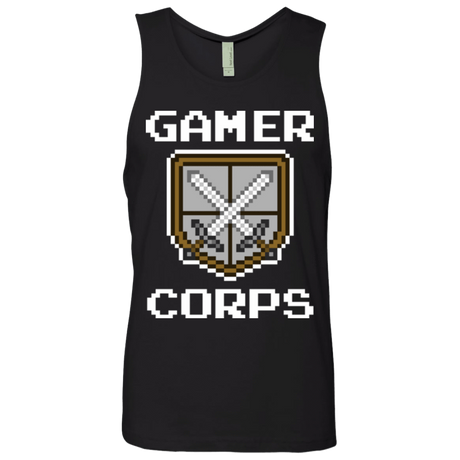 T-Shirts Black / Small Gamer corps Men's Premium Tank Top