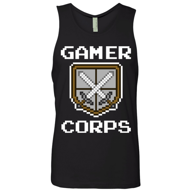 T-Shirts Black / Small Gamer corps Men's Premium Tank Top