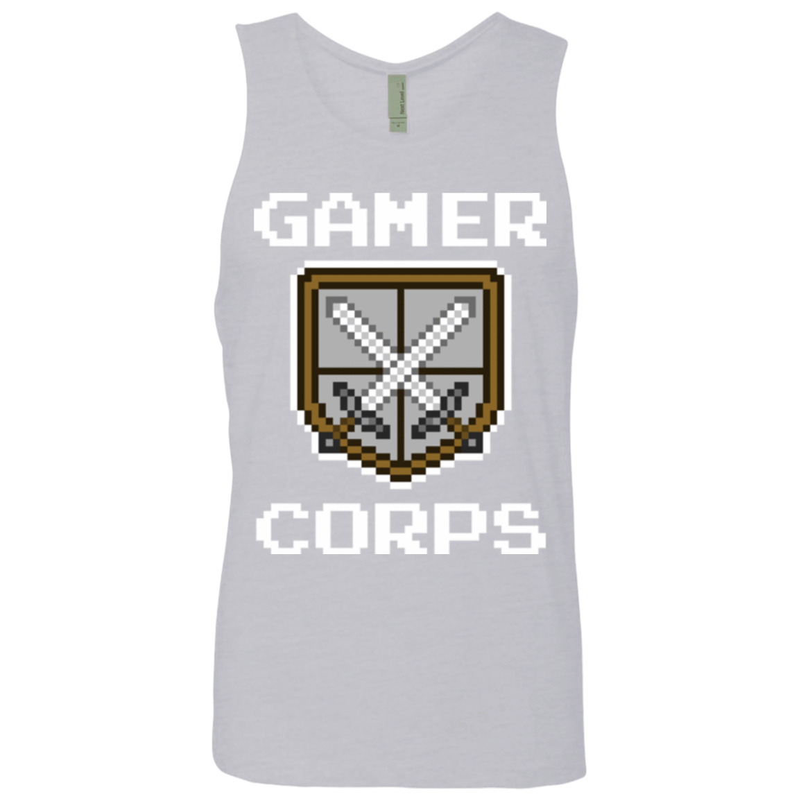 T-Shirts Heather Grey / Small Gamer corps Men's Premium Tank Top