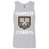 T-Shirts Heather Grey / Small Gamer corps Men's Premium Tank Top