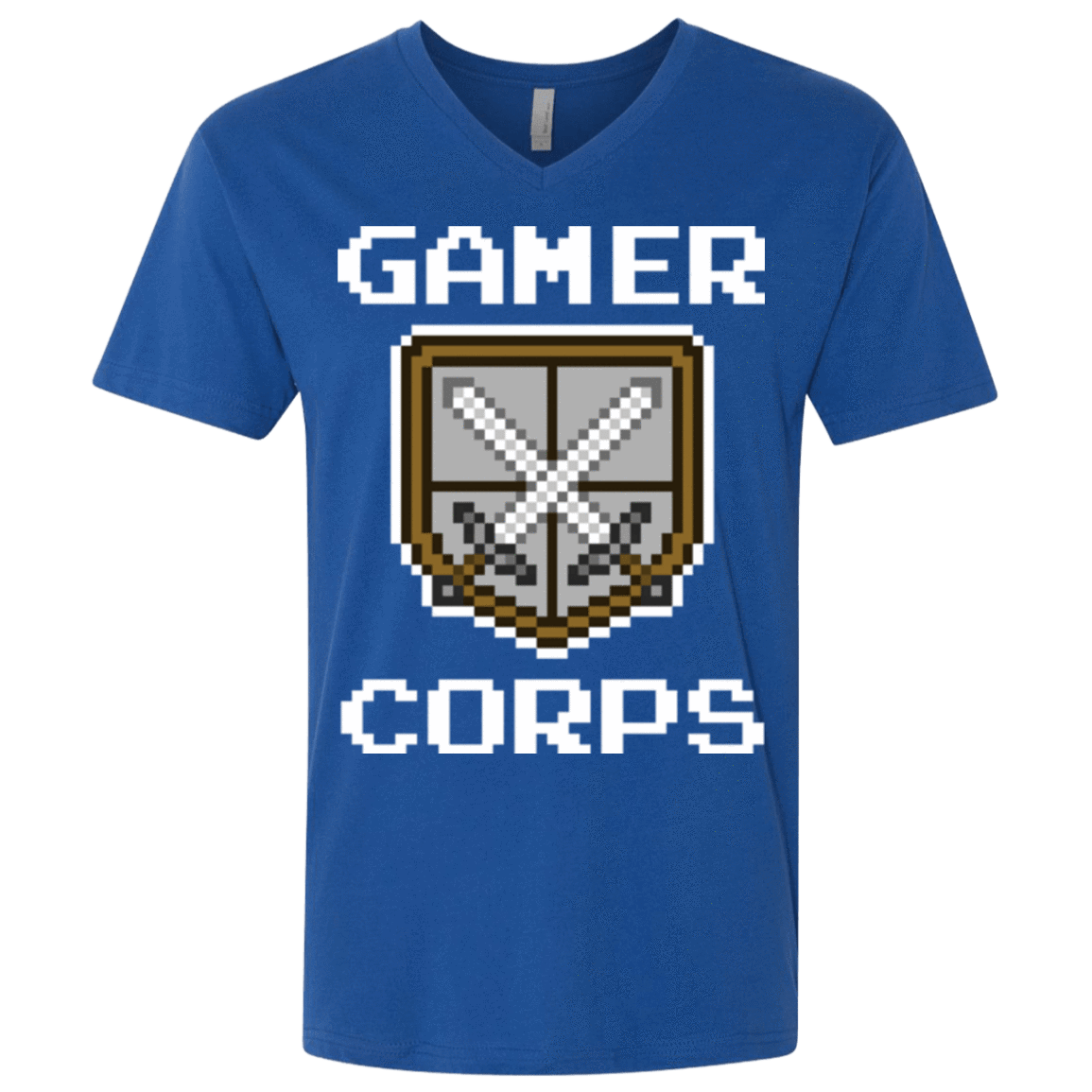 T-Shirts Royal / X-Small Gamer corps Men's Premium V-Neck