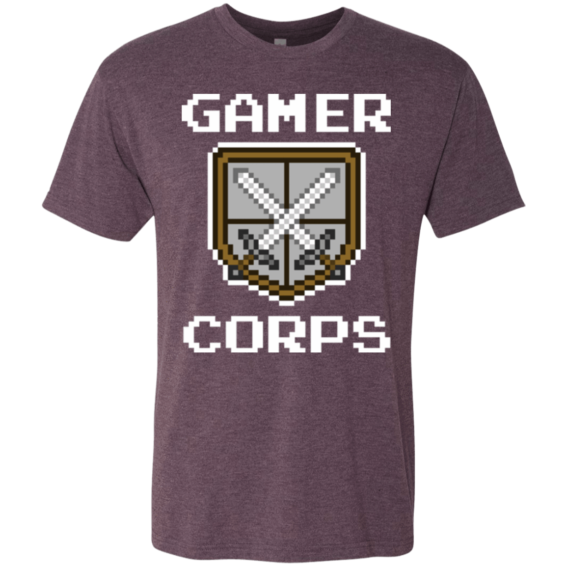 T-Shirts Vintage Purple / Small Gamer corps Men's Triblend T-Shirt