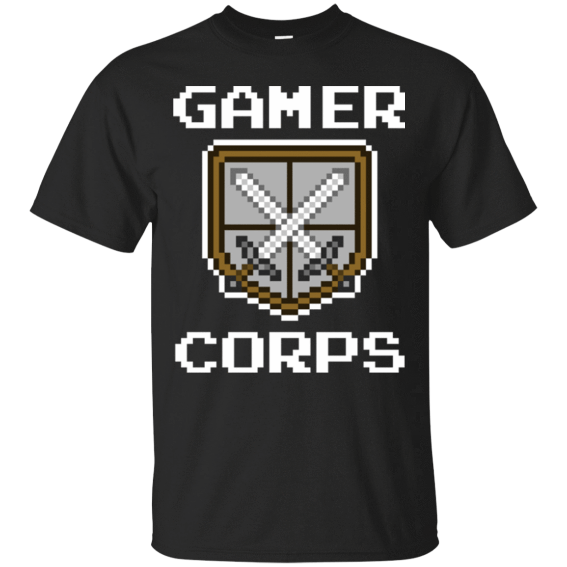 T-Shirts Black / Small Gamer corps T-Shirt