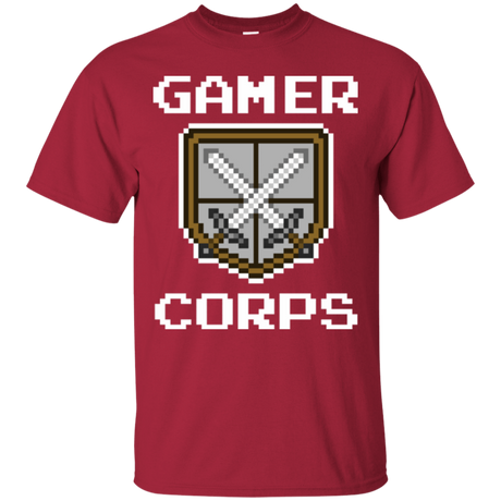 T-Shirts Cardinal / Small Gamer corps T-Shirt