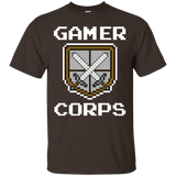 T-Shirts Dark Chocolate / Small Gamer corps T-Shirt