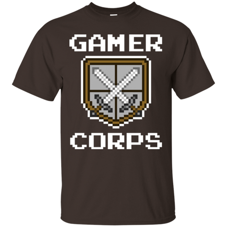 T-Shirts Dark Chocolate / Small Gamer corps T-Shirt