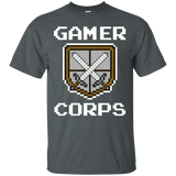 T-Shirts Dark Heather / Small Gamer corps T-Shirt