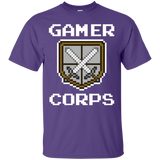 T-Shirts Purple / Small Gamer corps T-Shirt