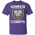 T-Shirts Purple / Small Gamer corps T-Shirt