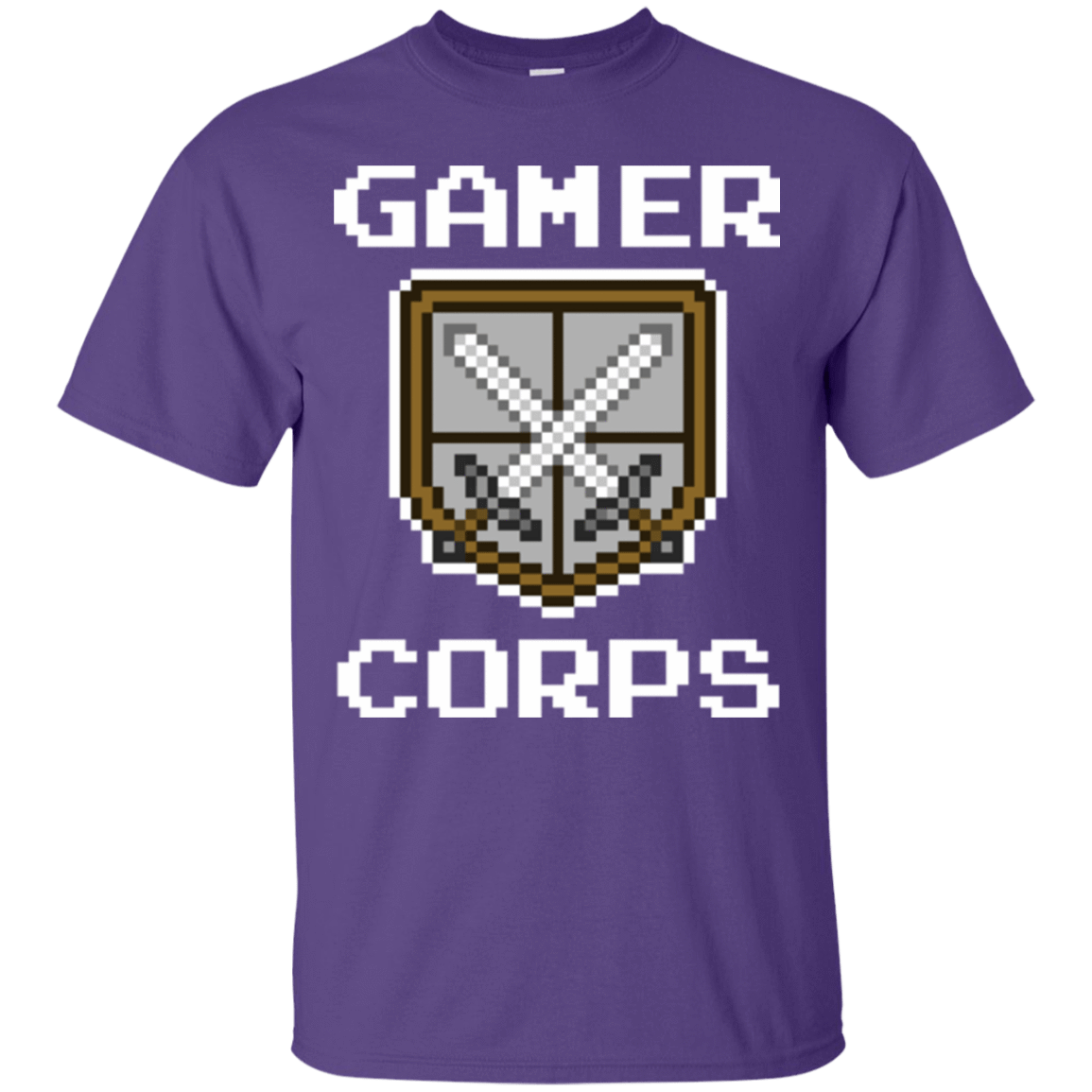 T-Shirts Purple / Small Gamer corps T-Shirt