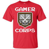 T-Shirts Red / Small Gamer corps T-Shirt