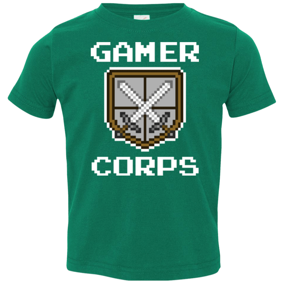 T-Shirts Kelly / 2T Gamer corps Toddler Premium T-Shirt