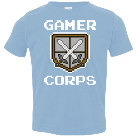 T-Shirts Light Blue / 2T Gamer corps Toddler Premium T-Shirt