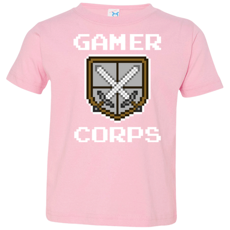 T-Shirts Pink / 2T Gamer corps Toddler Premium T-Shirt