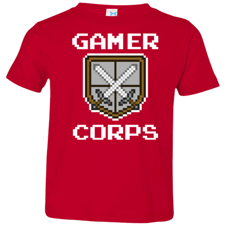 T-Shirts Red / 2T Gamer corps Toddler Premium T-Shirt