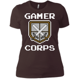 T-Shirts Dark Chocolate / X-Small Gamer corps Women's Premium T-Shirt